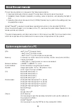 Preview for 6 page of Panasonic WV-S1511LN Important Information Manual