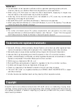 Preview for 7 page of Panasonic WV-S1511LN Important Information Manual