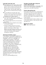 Preview for 12 page of Panasonic WV-S1511LN Important Information Manual