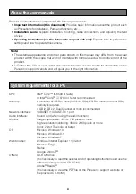 Preview for 6 page of Panasonic WV-S1550L Important Information Manual