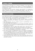 Preview for 3 page of Panasonic WV-S1570L Important Information Manual