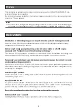 Preview for 4 page of Panasonic WV-S1570L Important Information Manual