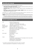Предварительный просмотр 6 страницы Panasonic WV-S1570L Important Information Manual