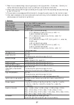 Preview for 27 page of Panasonic WV-S1570L Important Information Manual