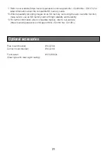 Preview for 31 page of Panasonic WV-S1570L Important Information Manual