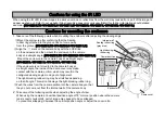 Panasonic WV-S2111L Cautions On Using предпросмотр