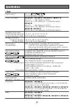 Preview for 27 page of Panasonic WV-S2131LPJ Manual