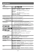 Preview for 27 page of Panasonic WV-S2231L Important Information Manual