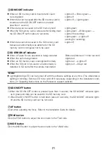 Preview for 21 page of Panasonic WV-S2270L Important Information Manual
