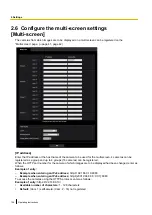 Preview for 124 page of Panasonic WV-S2500 Series Operating Instructions Manual