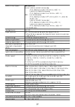 Preview for 27 page of Panasonic WV-S2531LN Important Information Manual