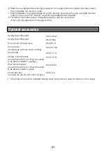 Preview for 31 page of Panasonic WV-S2531LN Important Information Manual