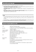 Предварительный просмотр 6 страницы Panasonic WV-S2550L Important Information Manual