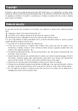 Preview for 8 page of Panasonic WV-S2570L Important Information Manual