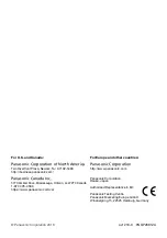 Preview for 32 page of Panasonic WV-S3111L Important Information Manual