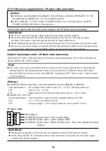Предварительный просмотр 16 страницы Panasonic WV-S4150 Important Information Manual