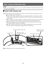 Preview for 21 page of Panasonic WV-S4150 Important Information Manual