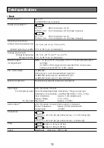 Предварительный просмотр 13 страницы Panasonic WV-S4156 Basic Information