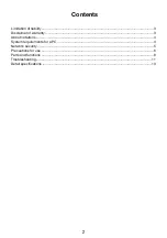 Preview for 2 page of Panasonic WV-S4176 Basic Information