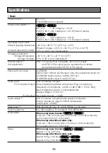 Preview for 25 page of Panasonic WV-S4550LPJ User Manual