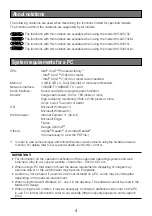 Предварительный просмотр 4 страницы Panasonic WV-S4551L Basic Information