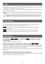 Preview for 4 page of Panasonic WV-S6530N Important Information Manual