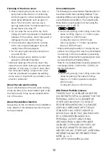 Preview for 12 page of Panasonic WV-S6530N Important Information Manual