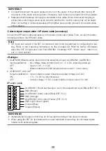 Preview for 20 page of Panasonic WV-S6530N Important Information Manual