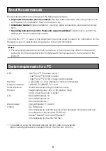 Предварительный просмотр 6 страницы Panasonic WV-S6532LN Important Information Manual
