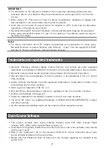 Preview for 7 page of Panasonic WV-S6532LN Important Information Manual