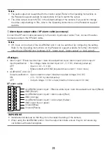 Preview for 20 page of Panasonic WV-S6532LN Important Information Manual