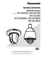 Preview for 1 page of Panasonic WV-SC384 Operating Instructions Manual
