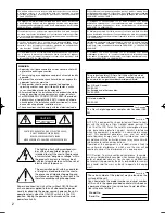 Preview for 2 page of Panasonic WV-SC385 Installation Manual