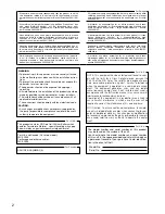 Preview for 2 page of Panasonic WV-SC588 Installation Manual