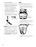 Preview for 22 page of Panasonic WV-SC588 Installation Manual