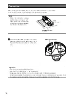 Preview for 18 page of Panasonic WV-SF132 Installation Manual