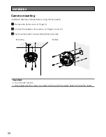 Preview for 20 page of Panasonic WV-SF132 Installation Manual