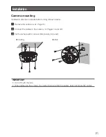 Preview for 21 page of Panasonic WV-SF138 Installation Manual