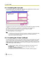 Preview for 180 page of Panasonic WV-SF138 Operating Instructions Manual