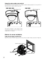 Preview for 22 page of Panasonic WV-SF330 Series Installation Manual