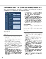 Preview for 28 page of Panasonic WV-SF330 Series Operating Instructions Manual