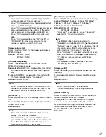 Preview for 47 page of Panasonic WV-SF330 Series Operating Instructions Manual