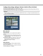 Preview for 71 page of Panasonic WV-SF330 Series Operating Instructions Manual