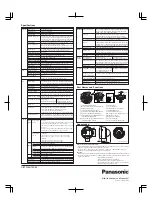 Preview for 2 page of Panasonic WV-SF342 Specifications