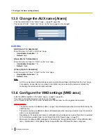 Preview for 132 page of Panasonic WV-SF430 Series Operating Instructions Manual