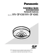 Предварительный просмотр 1 страницы Panasonic WV-SF438 Installation Manual