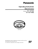 Preview for 1 page of Panasonic WV-SF448 Operating Instructions Manual