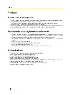 Preview for 2 page of Panasonic WV-SF448 Operating Instructions Manual