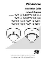 Preview for 1 page of Panasonic WV-SF538 Installation Manual