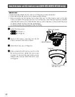 Preview for 22 page of Panasonic WV-SF538 Installation Manual